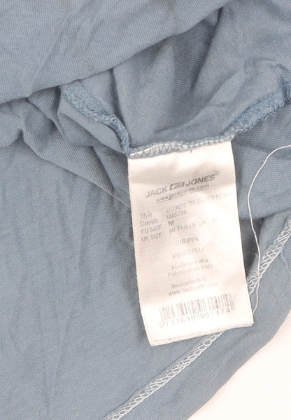 Mens UK Size M JACK & JONES Blue  T-Shirt