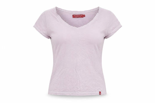 Womens UK Size 3 White Stuff Pink Basic T-Shirt