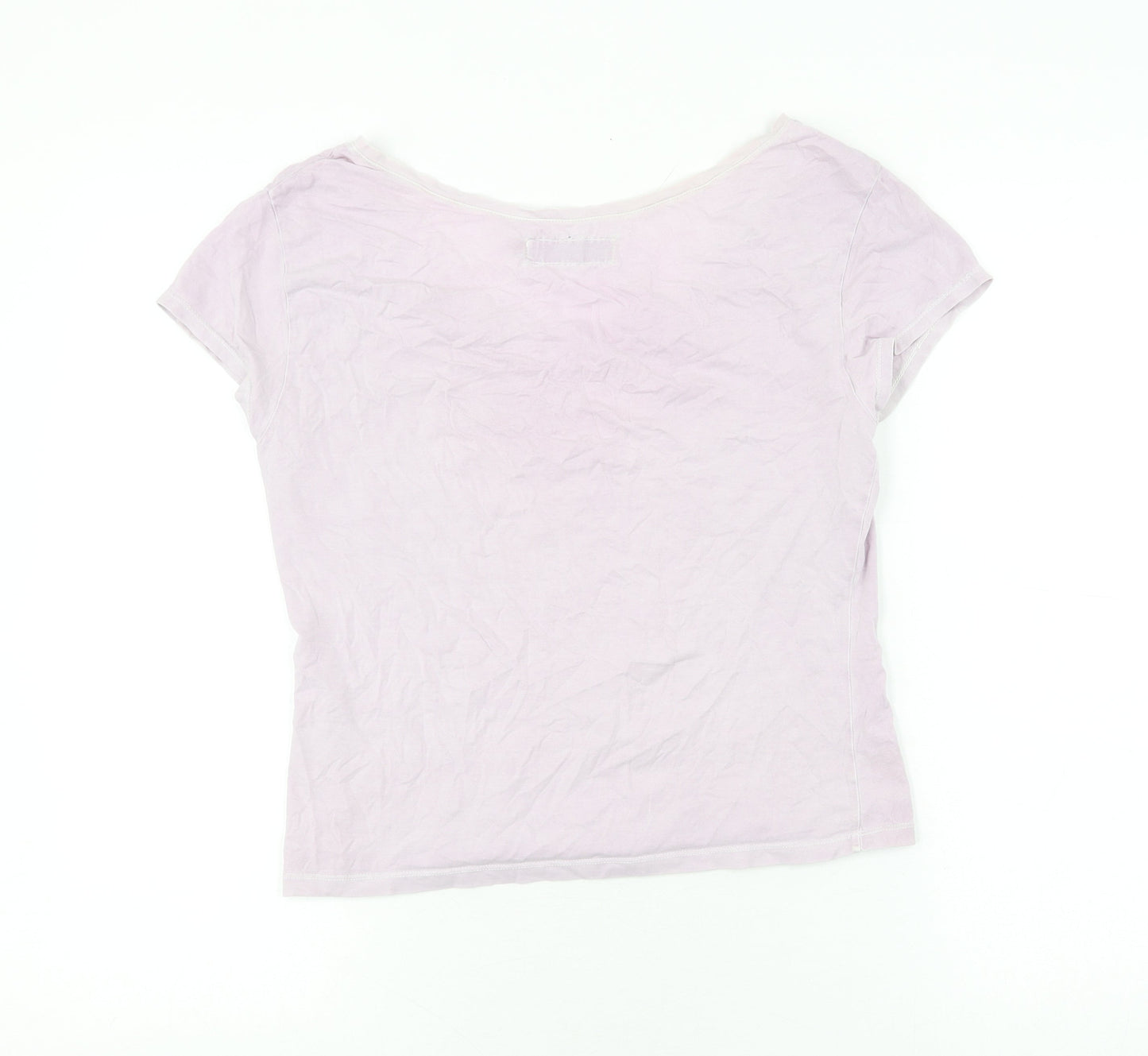 Womens UK Size 3 White Stuff Pink Basic T-Shirt