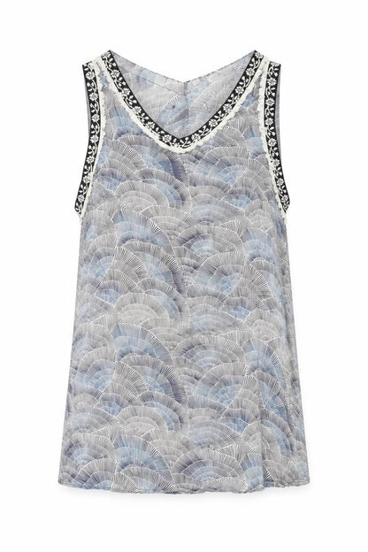 Womens UK Size M Pepe Jeans Blue Camisole Tank