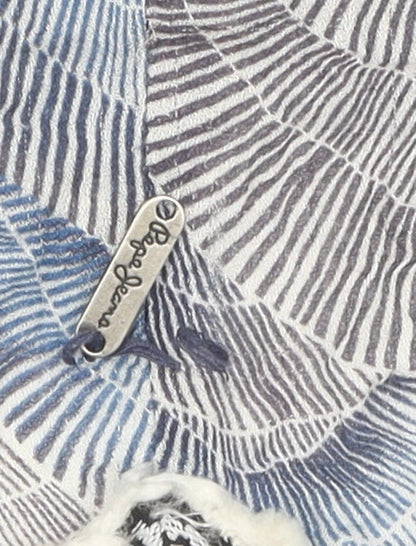 Pepe Jeans Women Blue Geometric Tank Camisole M