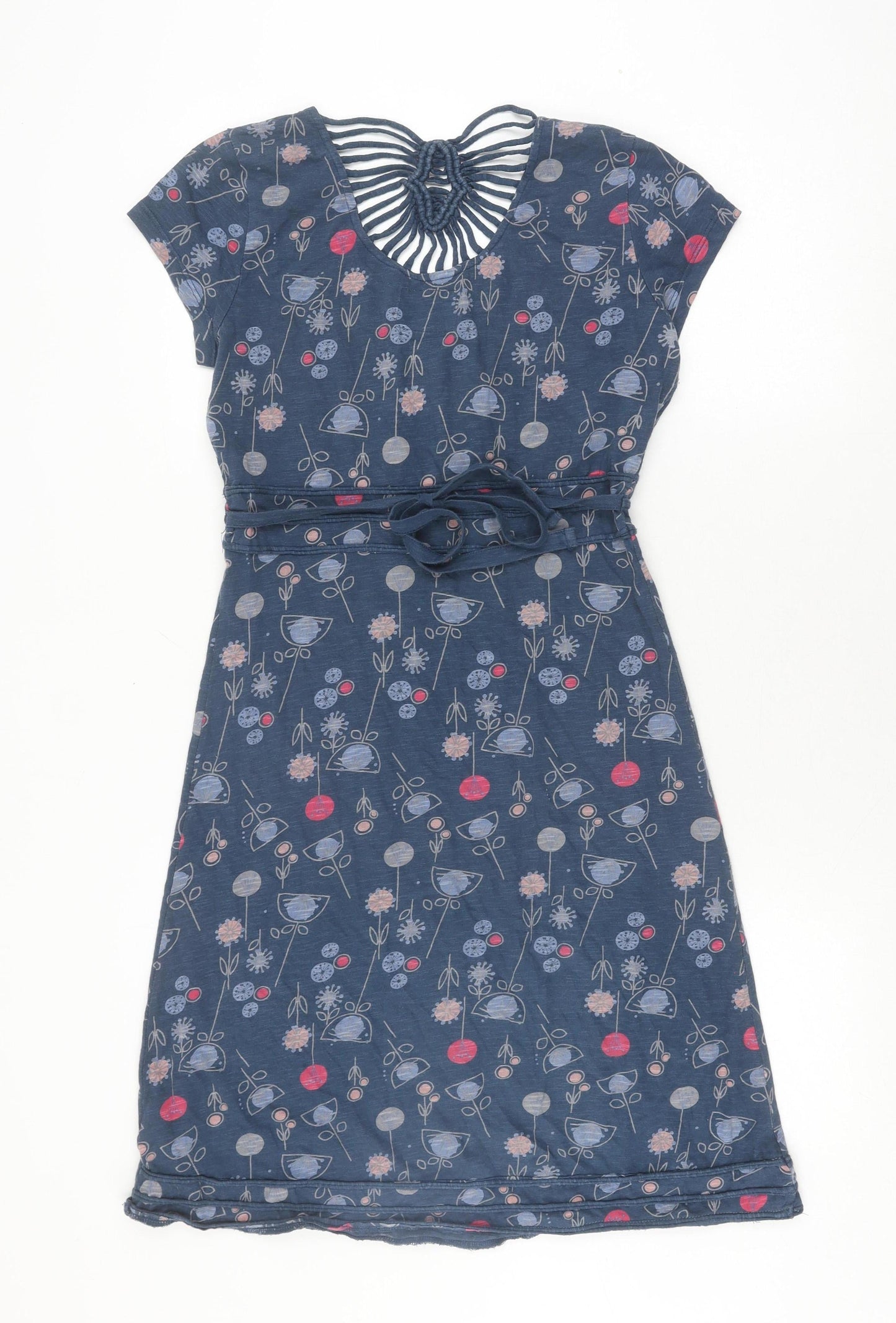 Debenhams Women's Blue Floral Shift Dress Size 10
