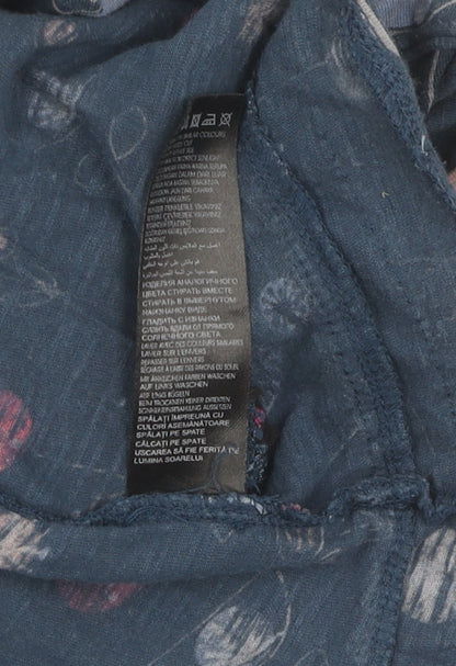 Debenhams Women's Blue Floral Shift Dress Size 10