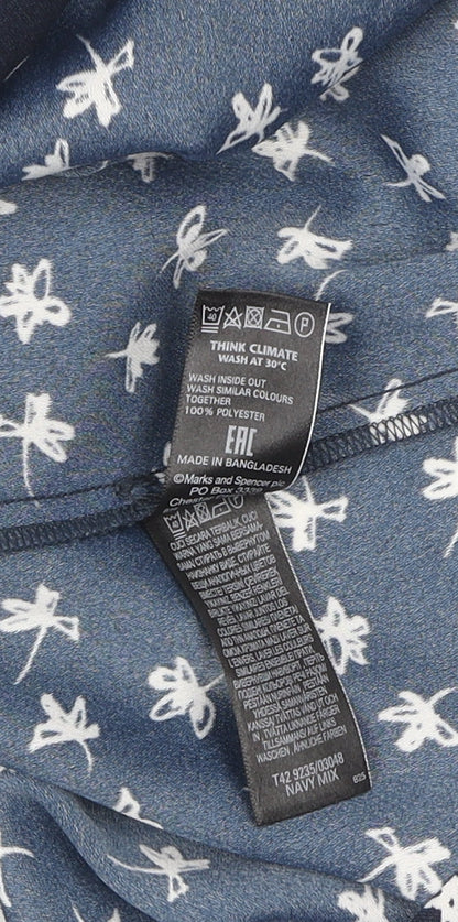 Marks and Spencer Women's Long Blue Dress Size 18