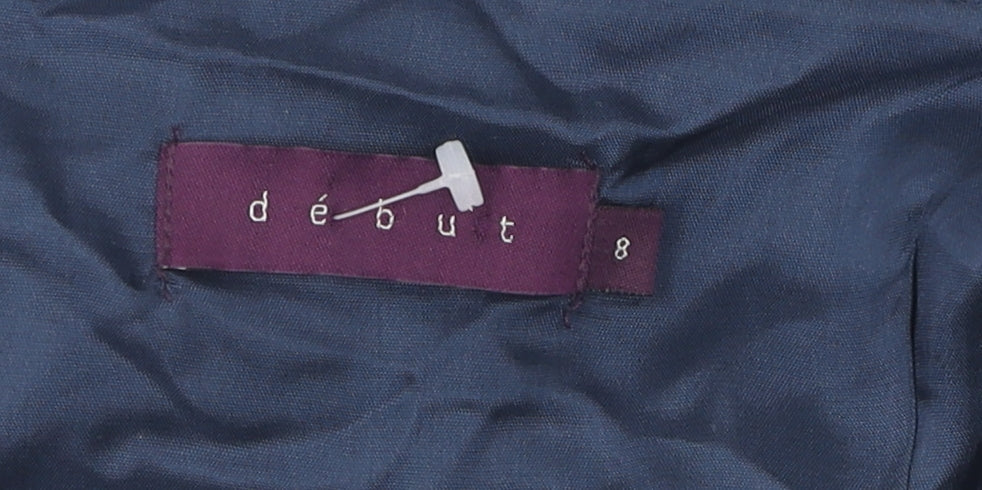 Debenhams Women's Blue Bodycon Dress, Size 8, Floral