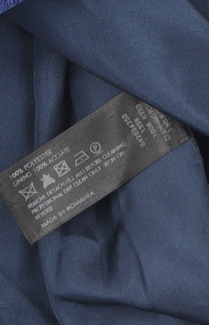 Debenhams Women's Blue Bodycon Dress, Size 8, Floral