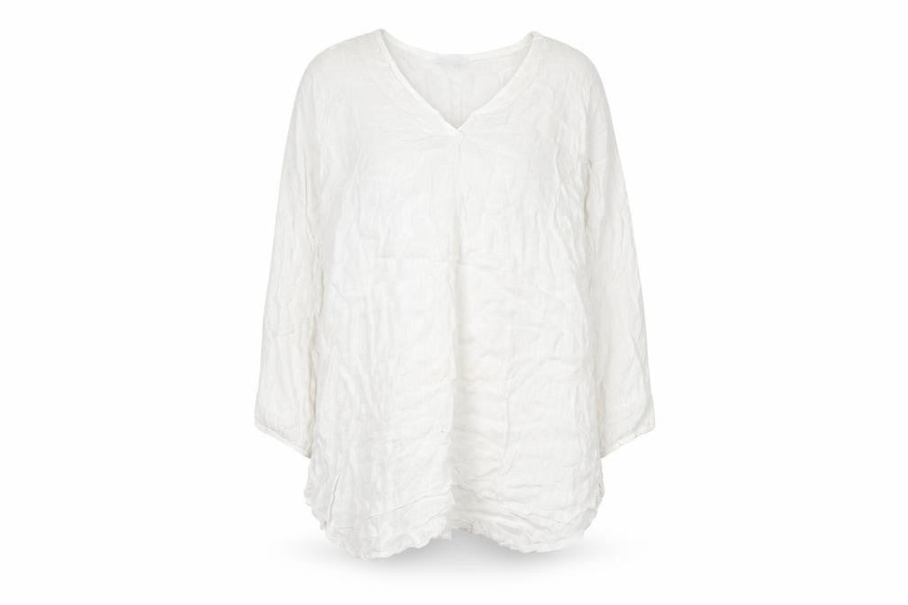 Womens UK Size M Apricot White  Blouse