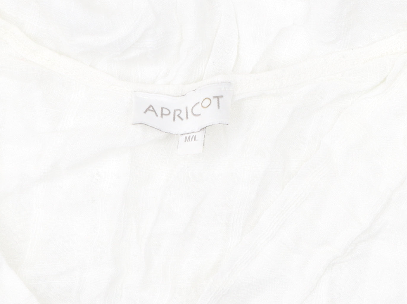 Womens UK Size M Apricot White  Blouse