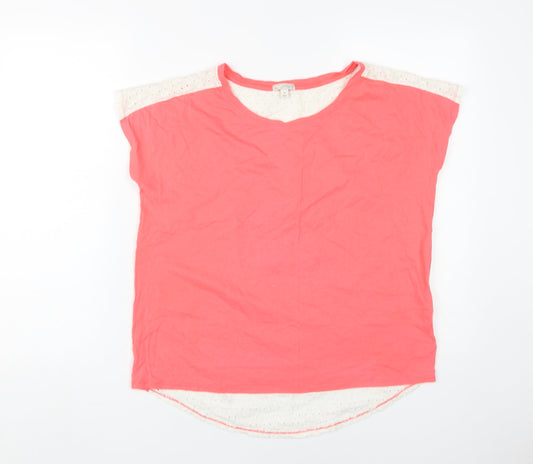 Womens UK Size M Gap Pink Basic Blouse