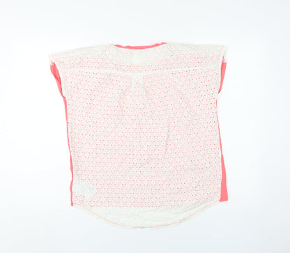 Womens UK Size M Gap Pink Basic Blouse