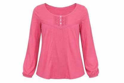 Womens UK Size 8 Monsoon Pink Basic Blouse