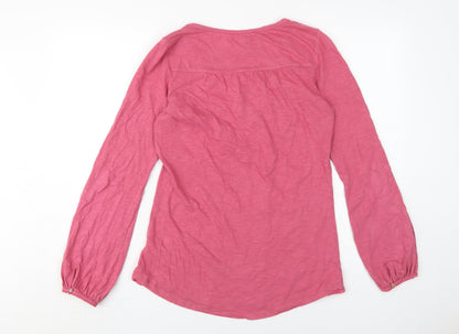 Womens UK Size 8 Monsoon Pink Basic Blouse