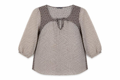 Womens UK Size 14 Marks and Spencer Beige Tunic Blouse