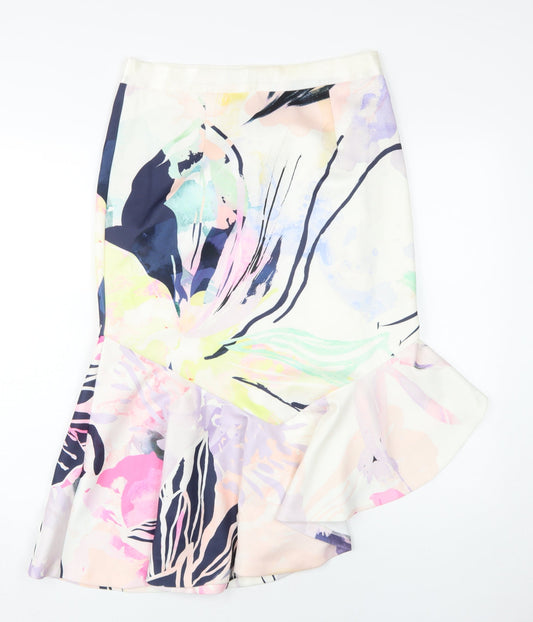 Coast Women's Multicoloured Trumpet Skirt Size 14