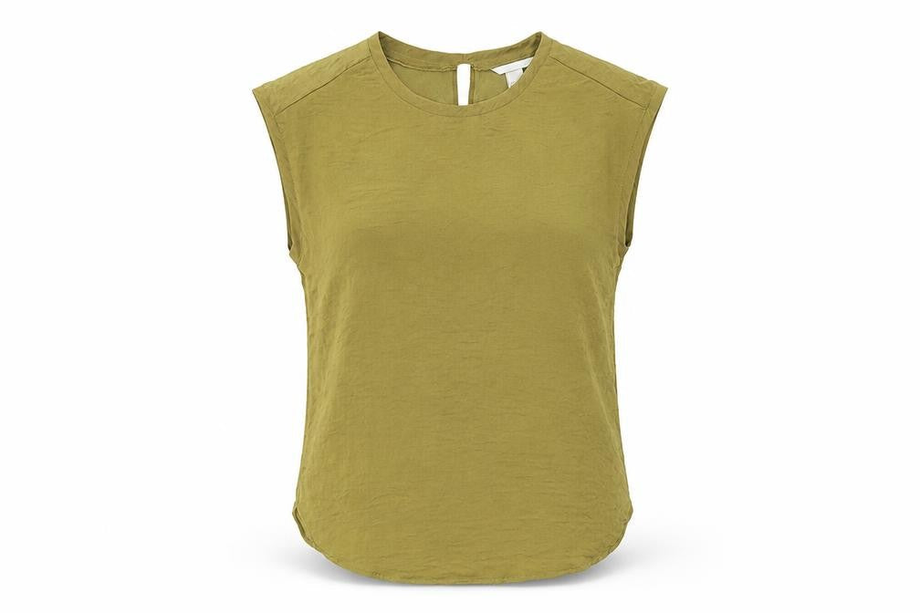 Womens UK Size 6 H&M Green Basic Blouse