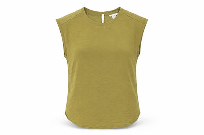 Womens UK Size 6 H&M Green Basic Blouse