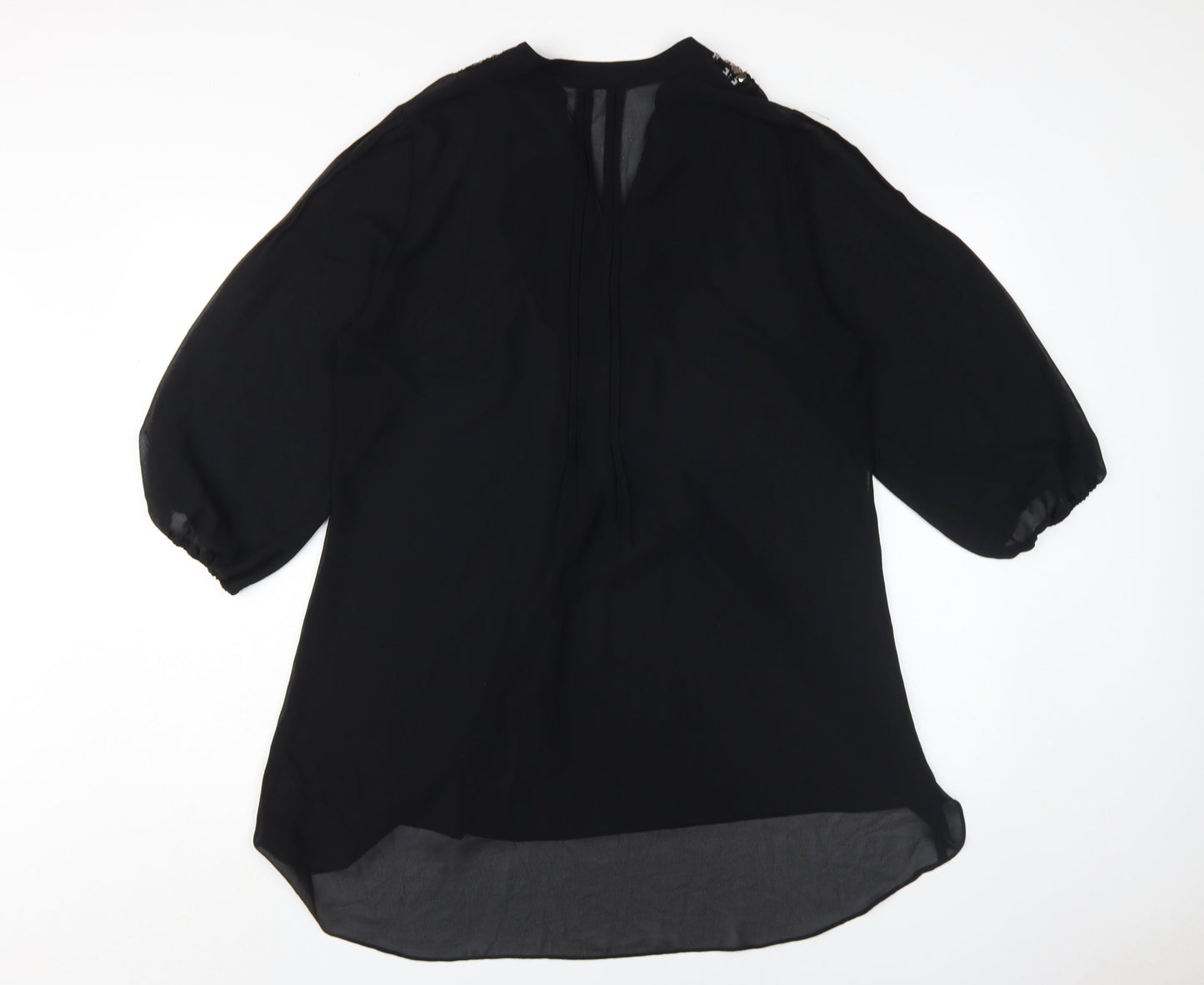 Marks and Spencer Women's Black Embroidered Dress