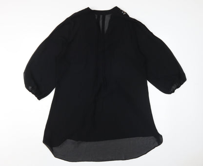 Marks and Spencer Women's Black Embroidered Dress