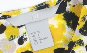 H&M Women’s Floral Multicoloured Shift Dress 6