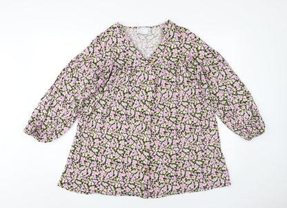 ASOS Women's Multicoloured Floral Dress Size 8