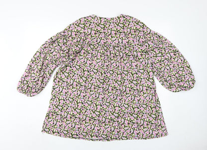 ASOS Women's Multicoloured Floral Dress Size 8
