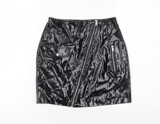 H&M Women's Black Knee Length Pencil Skirt Size 6