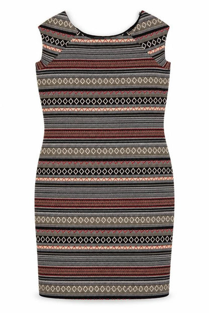 Next Womens Multicoloured Bodycon Dress Size 20