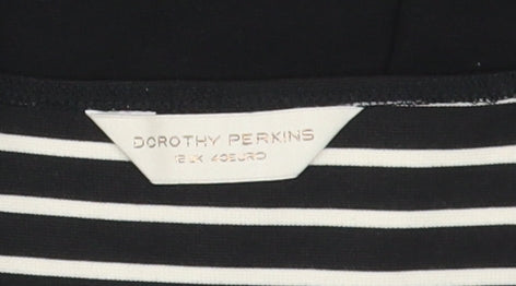Dorothy Perkins Women Size 12 Black Pencil Dress