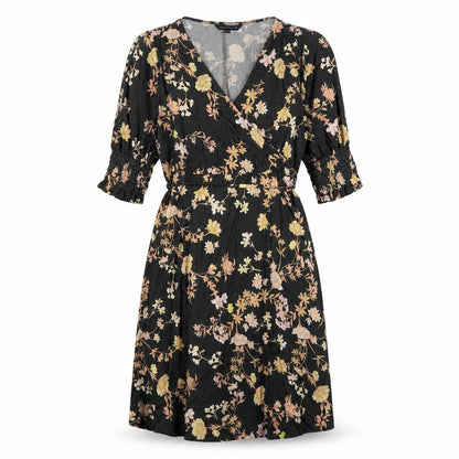 French Connection Women's Floral Wrap Dress XL Multicolour