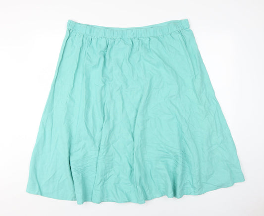 Damart Women's Green Plus Size Skirt