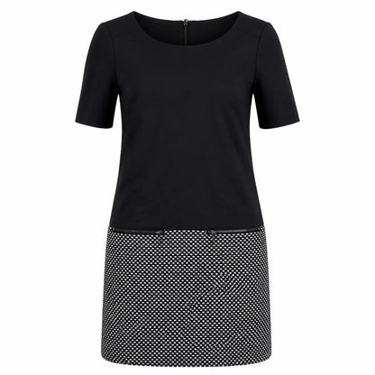 Marks and Spencer Black Knee Length Shift Dress UK 8