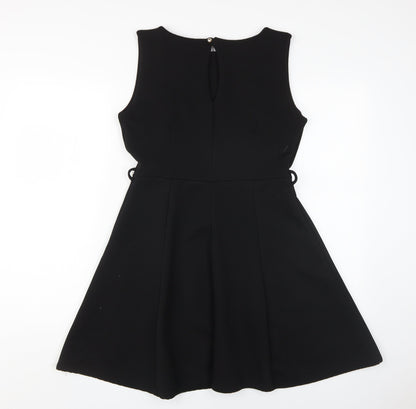 NUNA LIE Women's Black Sleeveless Dress M