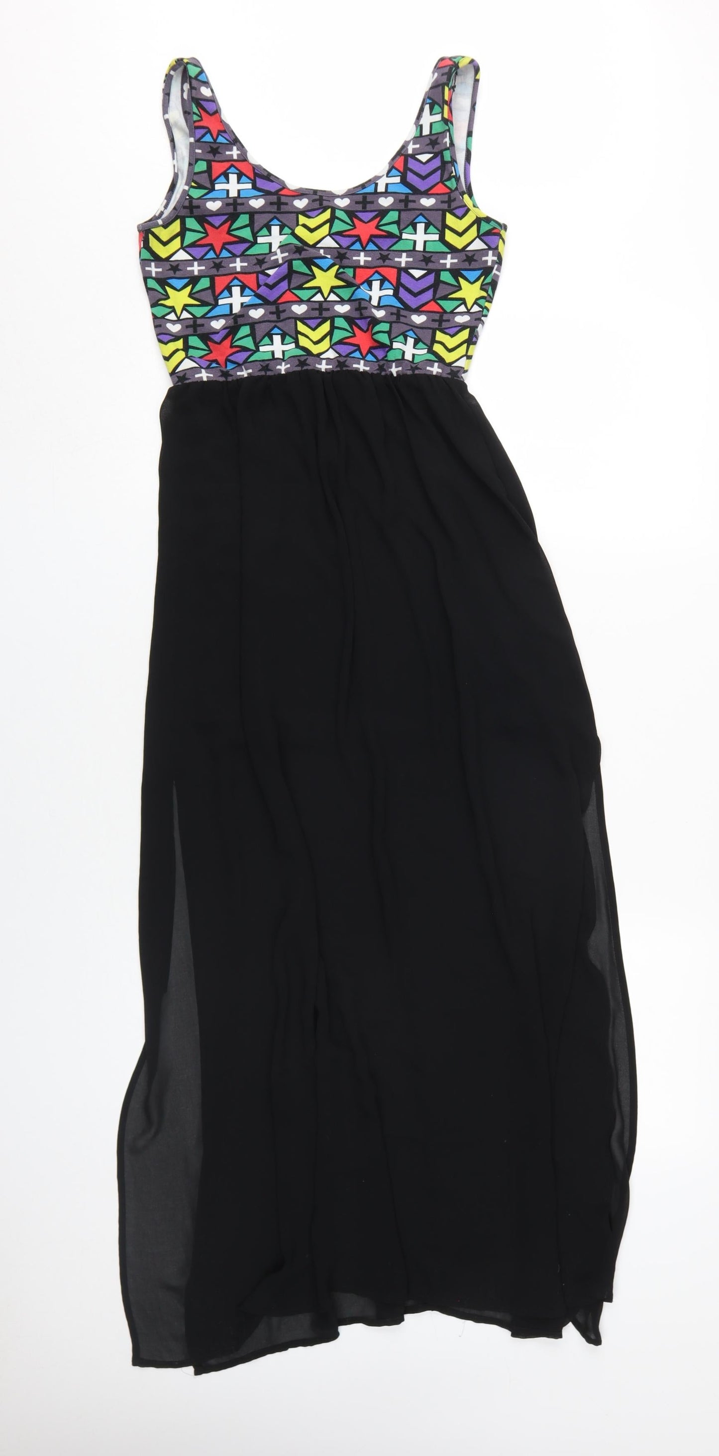 Divided H&M Women's Multicoloured Maxi Dress, Size 8