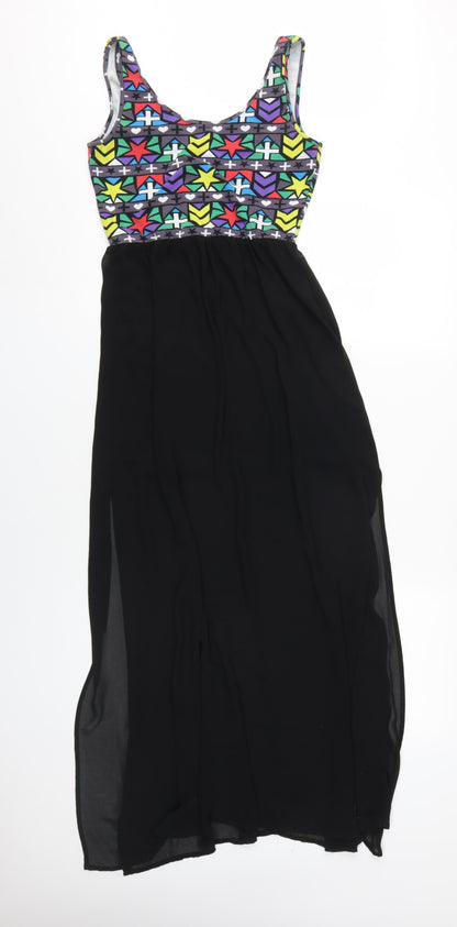 Divided H&M Women's Multicoloured Maxi Dress, Size 8