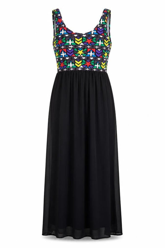 Divided H&M Women's Multicoloured Maxi Dress, Size 8