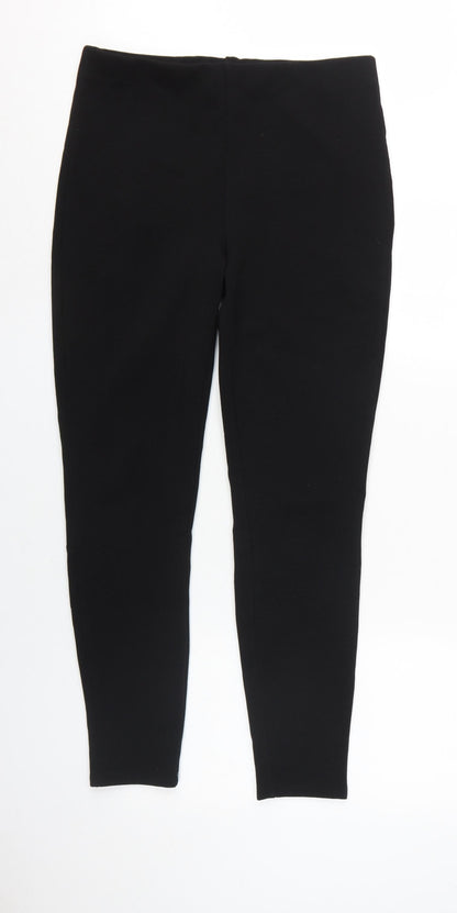 Womens UK Size M H&M Regular Fit Jegging Black Trousers