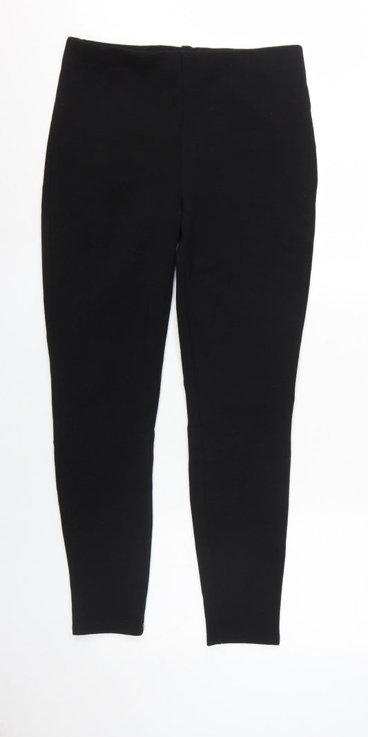 Womens UK Size M H&M Regular Fit Jegging Black Trousers