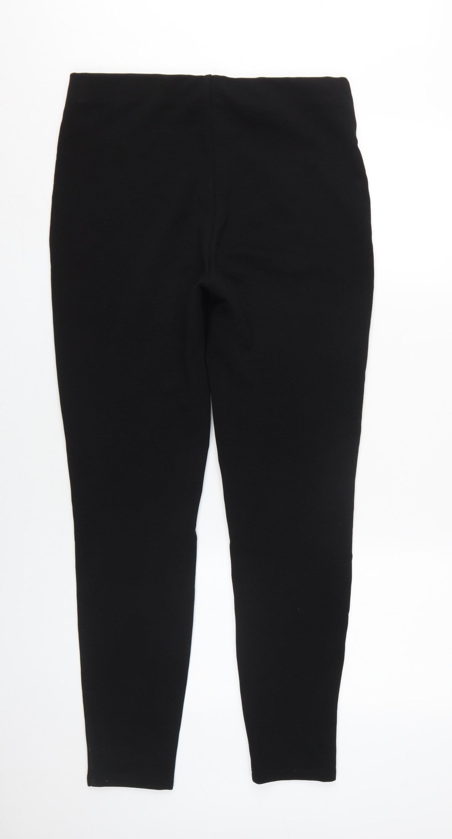 Womens UK Size M H&M Regular Fit Jegging Black Trousers