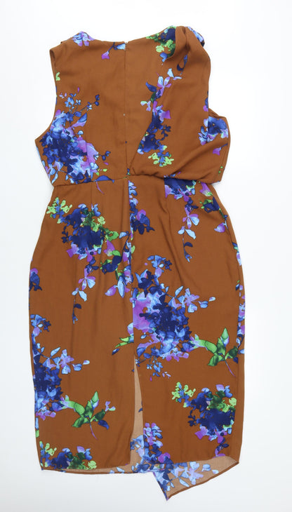 ASOS Women's Multicoloured Wrap Dress Size 16 Party