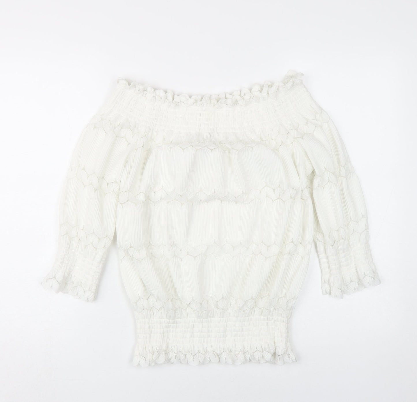 Womens UK Size 6 River Island White Camisole Blouse