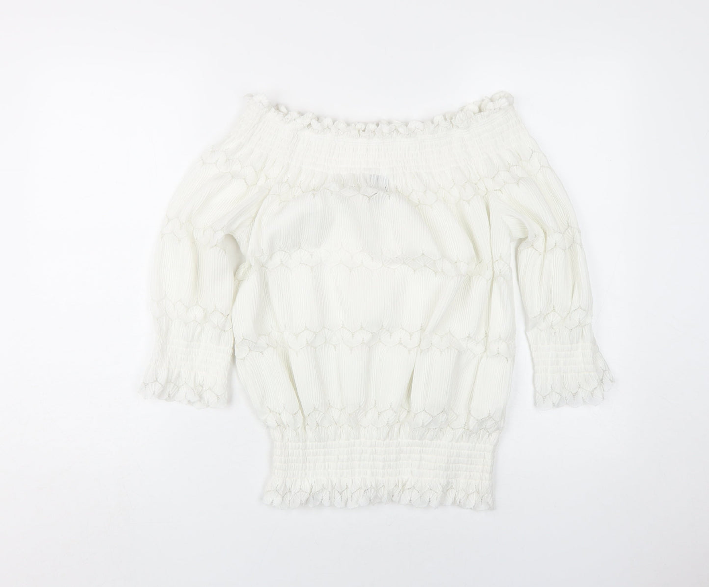 Womens UK Size 6 River Island White Camisole Blouse