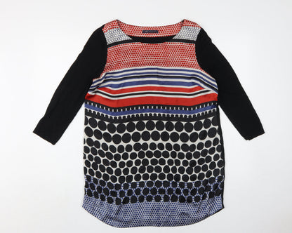 Womens UK Size 14 Marks and Spencer Multicoloured Jersey Blouse