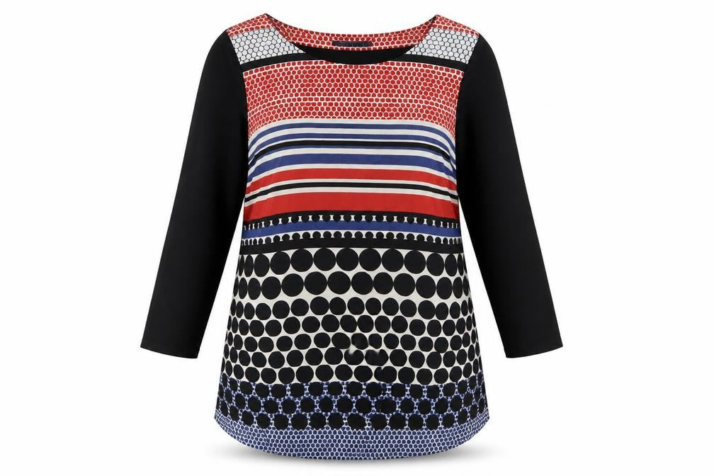 Womens UK Size 14 Marks and Spencer Multicoloured Jersey Blouse