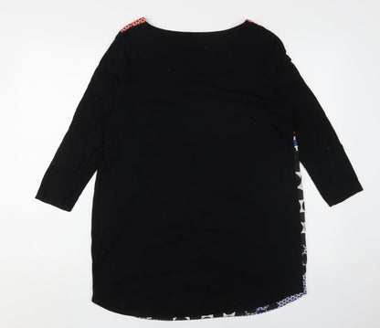Womens UK Size 14 Marks and Spencer Multicoloured Jersey Blouse