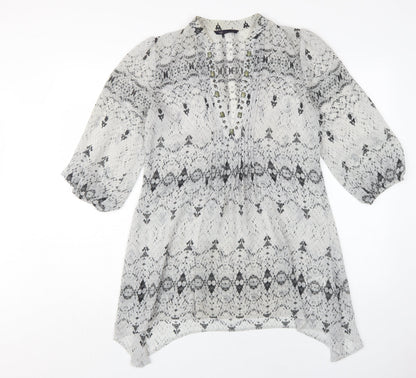 Marks & Spencer Women's Grey Blouson Dress 10