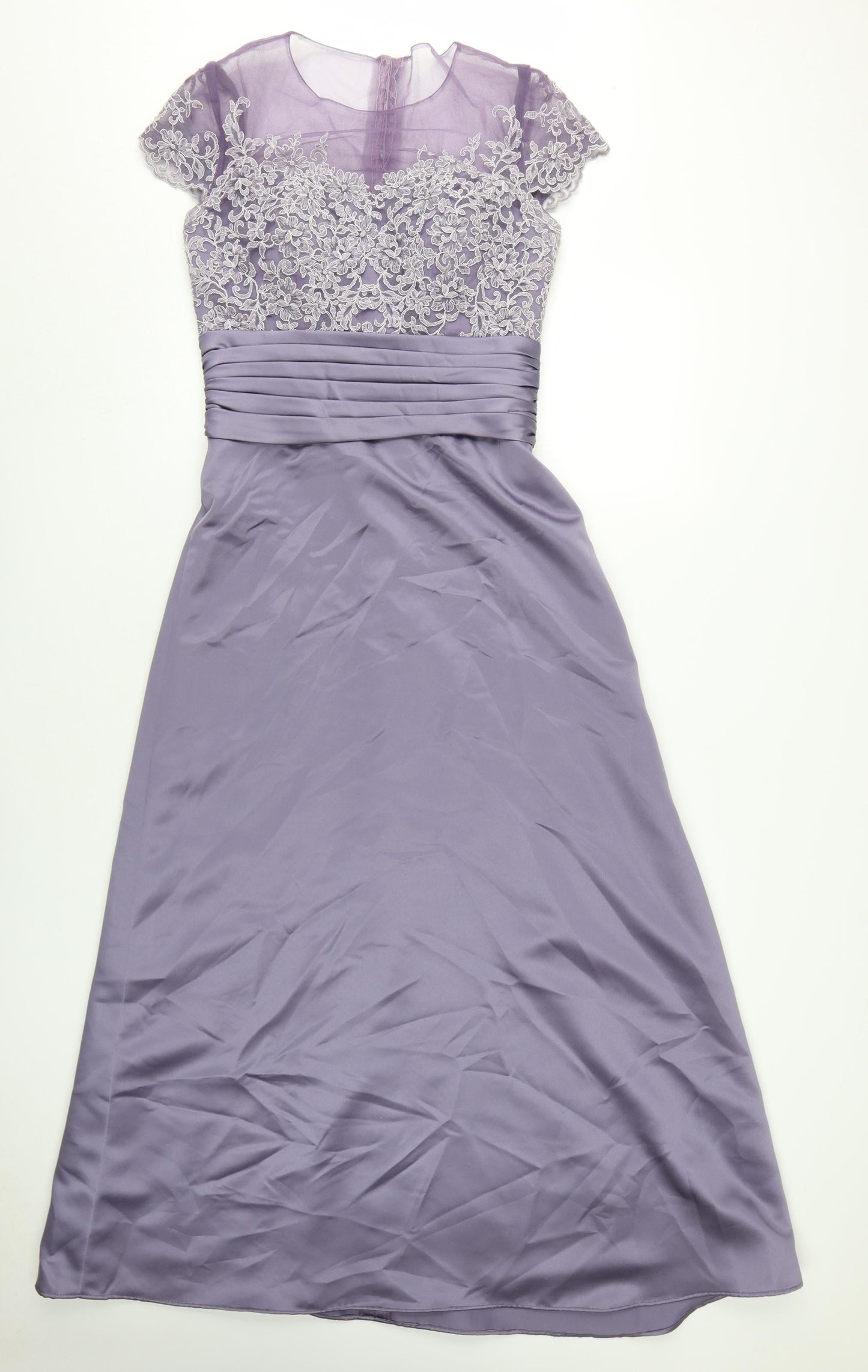Mark Lesley Women's Purple Midi Dress Size 10