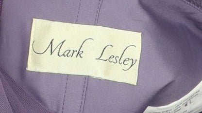Mark Lesley Women's Purple Midi Dress Size 10