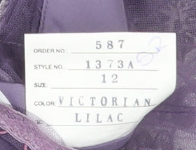 Mark Lesley Women's Formal Purple A-Line Dress 12