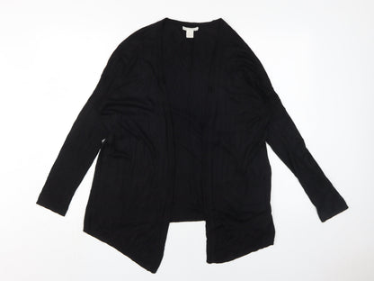 Womens UK Size 8 H&M Black Cardigan Jumper