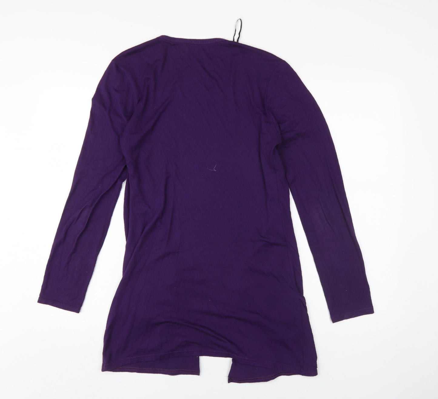 Womens UK Size M QED London Purple Cardigan Jumper